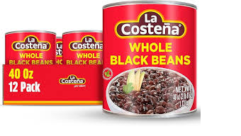 LA COSTENA WHOLE BLACK BEAN12/40 OZ