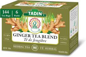 TADIN TEA GINGER 6/24 CT