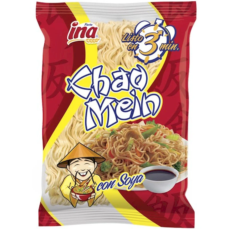 INA CHAOMEIN  SOYA 20/ 180 GR (ROJA)