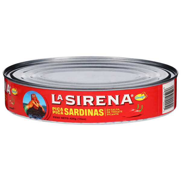 LA SIRENA SARDINES PICA OVALADA 24/ 15 OZ