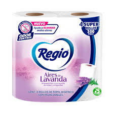 REGIO AIRES BATHROOM LAVANDA TISSUE 12/4
