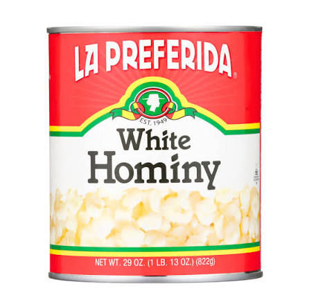 LA PREFERIDA HOMINY 12/29 OZ
