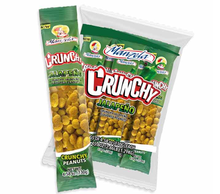 MANZELA JAPANESE PEANUTS CRUNCHY JALAPENO 6/10/130 GR