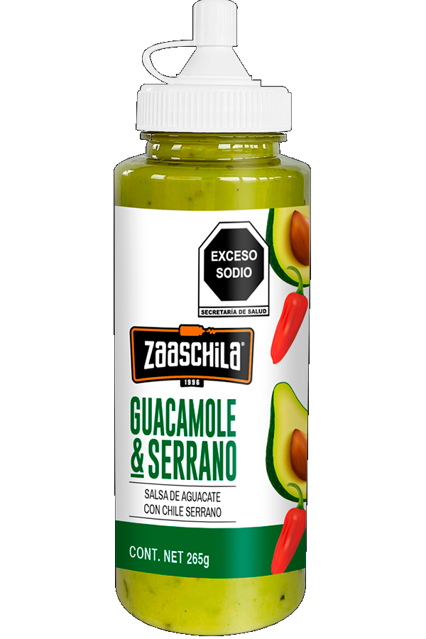 ZAASCHILA SALSA GUACAMOLE SERRANO 6/9.35