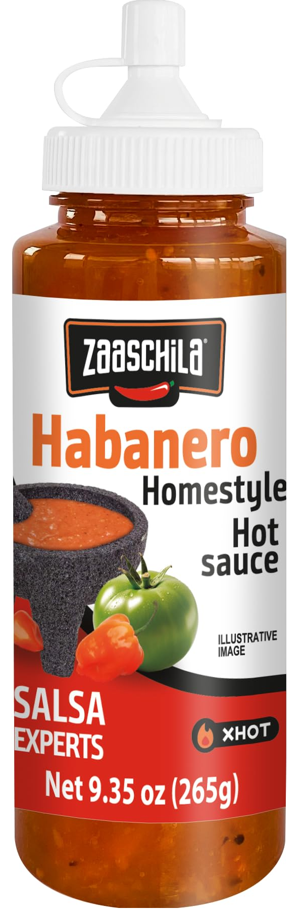 ZAASCHILA SALSA HABANERO 6/9.35