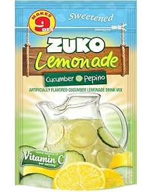 ZUKO CUCUMBER LEMONADE 12/14.1