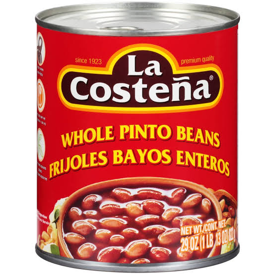 LA COSTENA WHOLE PINTO BEAN 12/29 OZ