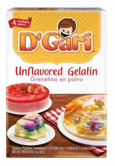 DGARI GELATIN UNFLAVORED 2/12/1 OZ