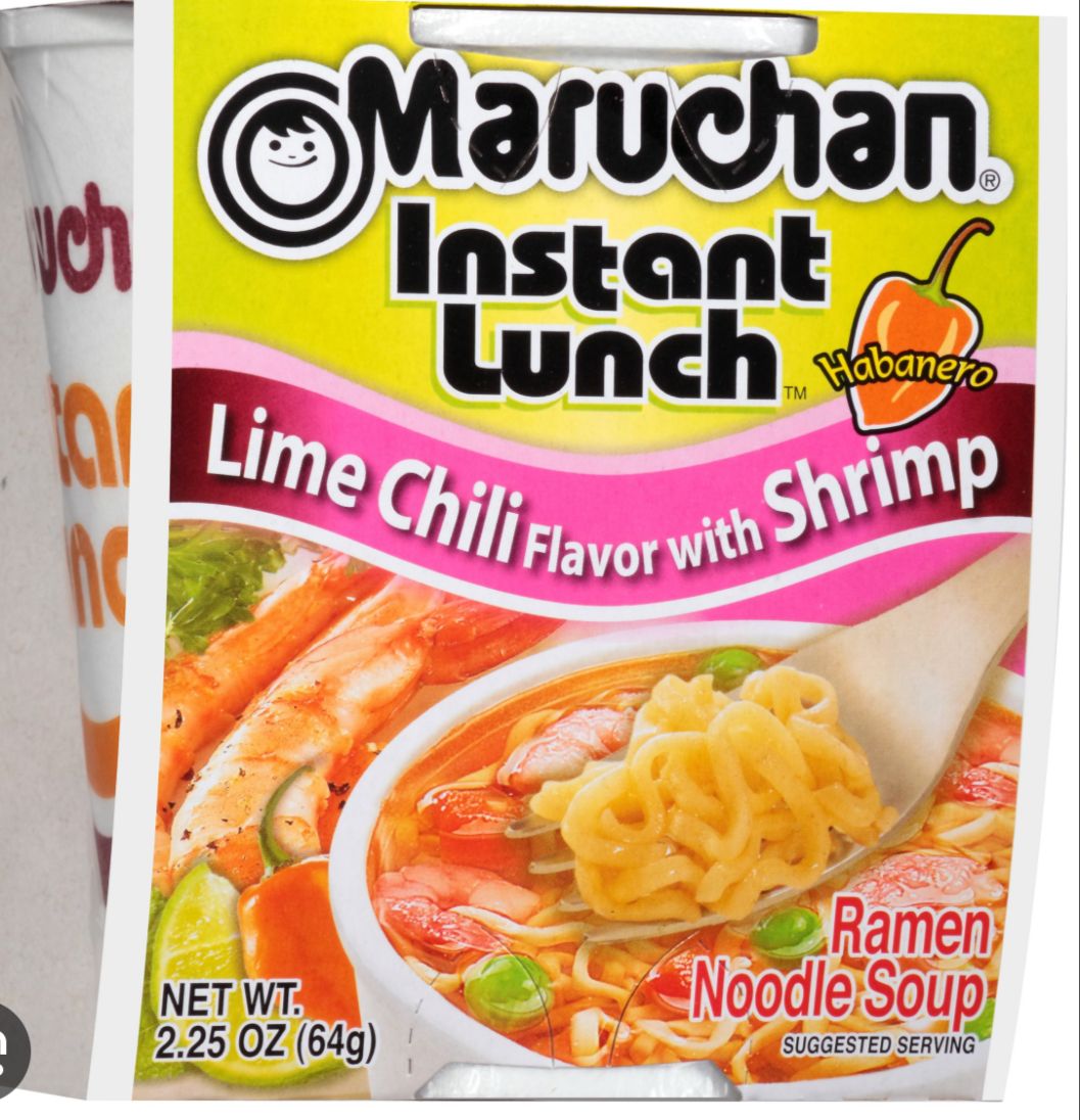 MARUCHAN LIME CHILI SHRIMP 1/12PK