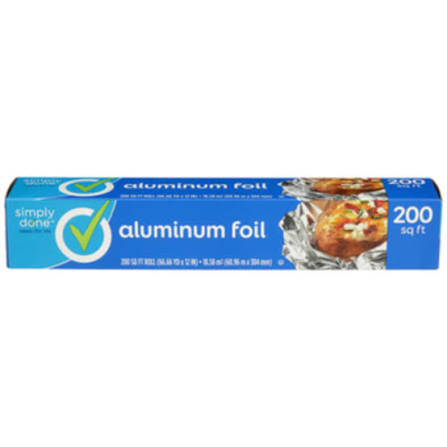 SIMPLY DONE ALUM FOIL 200FT 12/200FT