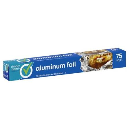 SIMPLY DONE ALUM FOIL 75FT 35/75FT