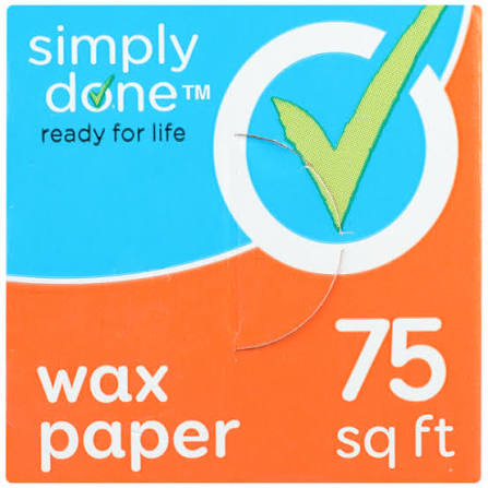SIMPLY DONE WAX PAPER 24/75SF