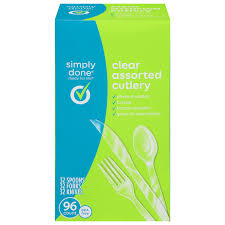 SIMPLY DONE CLEAR SPOON CUTLERY