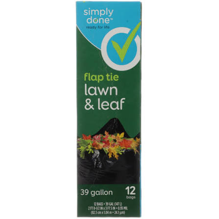 SIMPLY DONE LAWN LEAF DRAST BAG