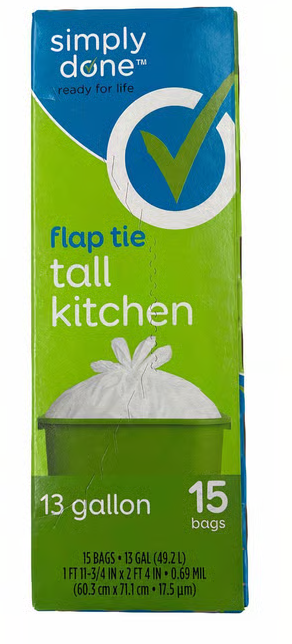 SIMPLY DONE TALL KIT FLA 13 GAL 12/15CT