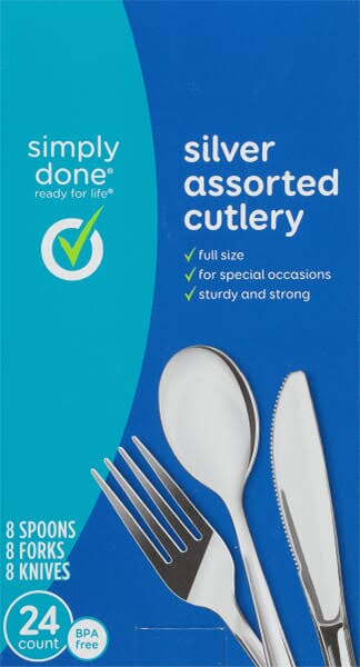 SIMPLY DONE SPOON CUTLERY 24/24CT