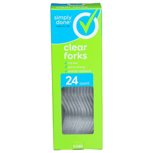 SIMPLY DONE FORK CUTLERY 24/24CT