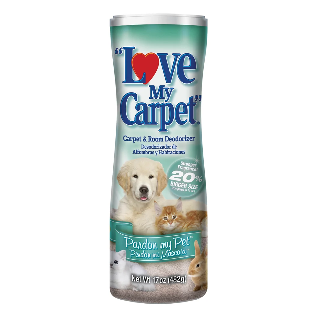 LOVE MY CARPET AIR FRESHENERS  PARDON MY PET 12/17 OZ