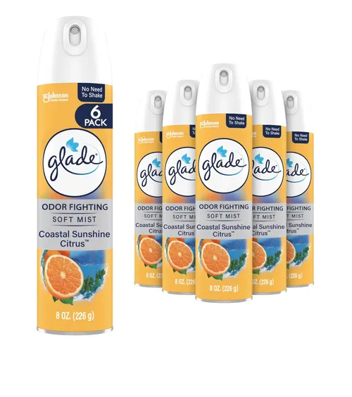 GLADE AIR FRESHENER SPRAY  COASTAL CITRUS 6/8 OZ