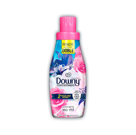 DOWNY FABRIC SOFTENER  AROMA FLORAL BLUE 12/360 ML