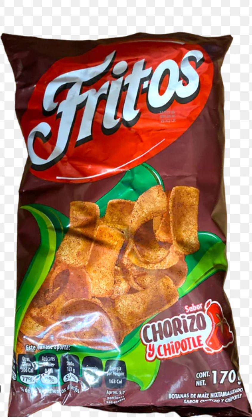 SABRITAS FRITOS CHORIZO Y CHIPOTLE 1/170 GRS (20)