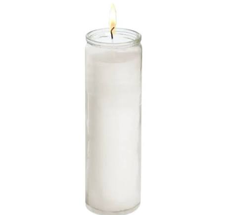 CANDLE VEL-MEX ORIGINAL WHITE 12/1 CT