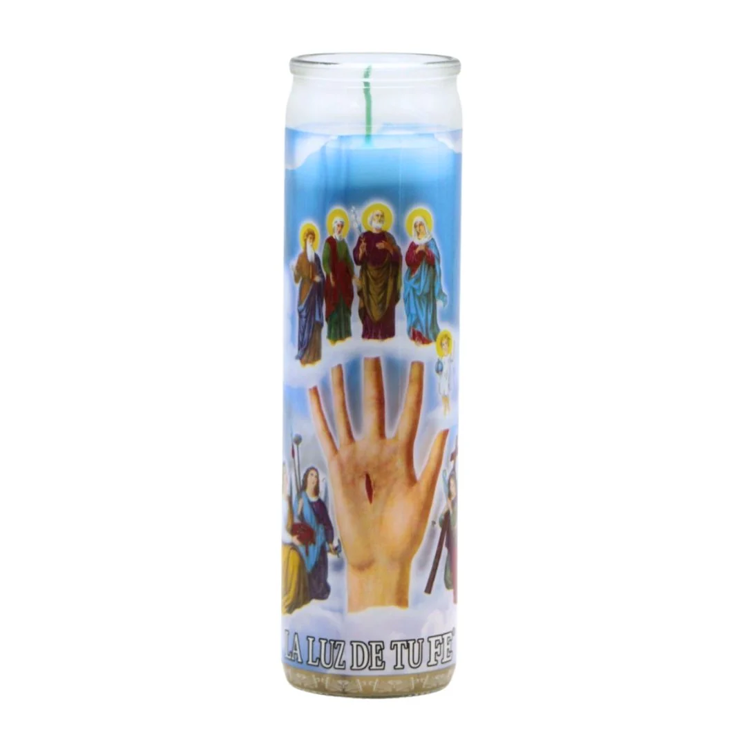 CANDLE VEL-MEX MANO PODEROSA WHITE 1/12 CT