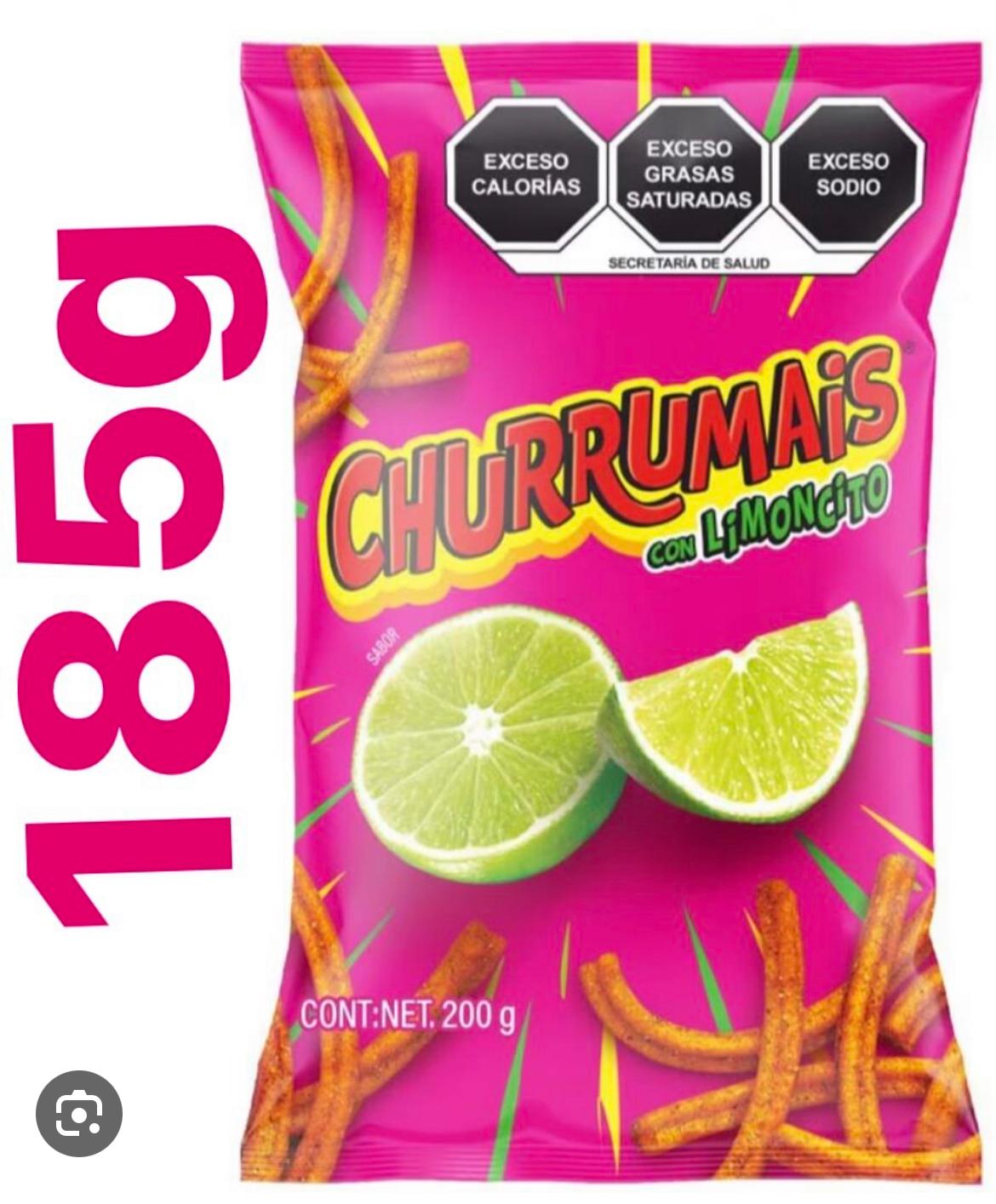 SABRTAS CHURRUMAIS CON LIMONCITO (20) /185GRS
