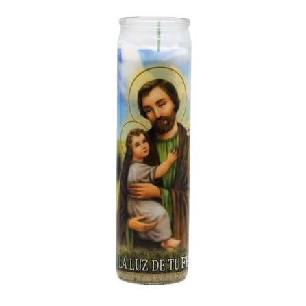 CANDLE VEL-MEX SAN JOSE WHITE 12 CT