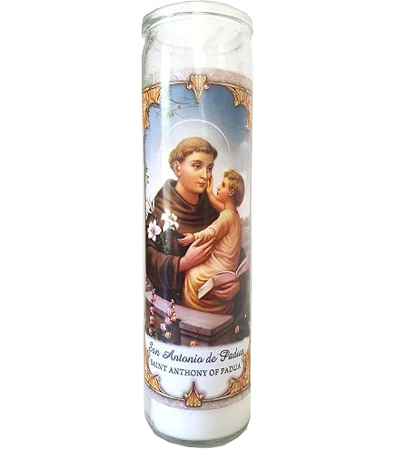 CANDLE VEL-MEX  SAN ANTONIO DE PADUA 12 CT