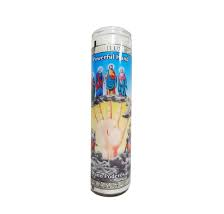 CANDLE VEL-MEX CILNDRO MANO PODEROSA WHITE 12 CT
