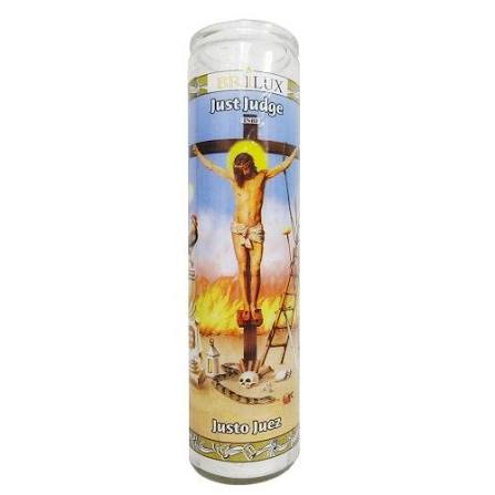 CANDLE VEL-MEX JUSTO JUEZ WHITE 12 CT