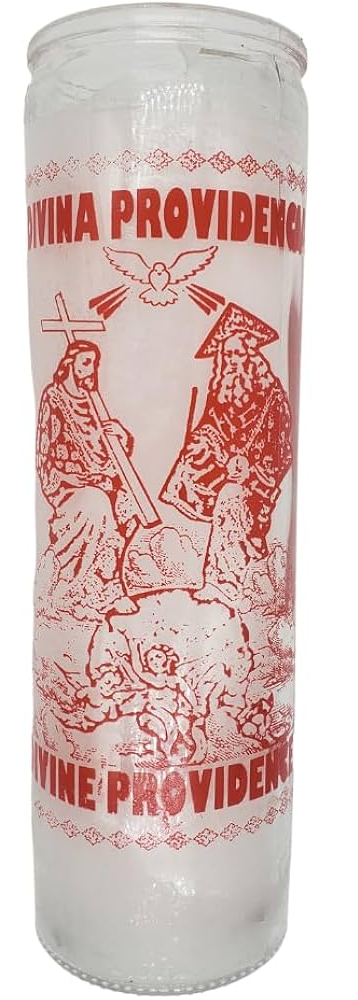 CANDLE VEL-MEX CILINDRO DIVINA PROVIDENCIA WHITE12 CT