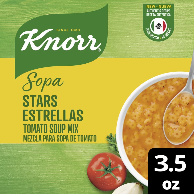 KNORR PASTA SOUP STARS 12/3.53