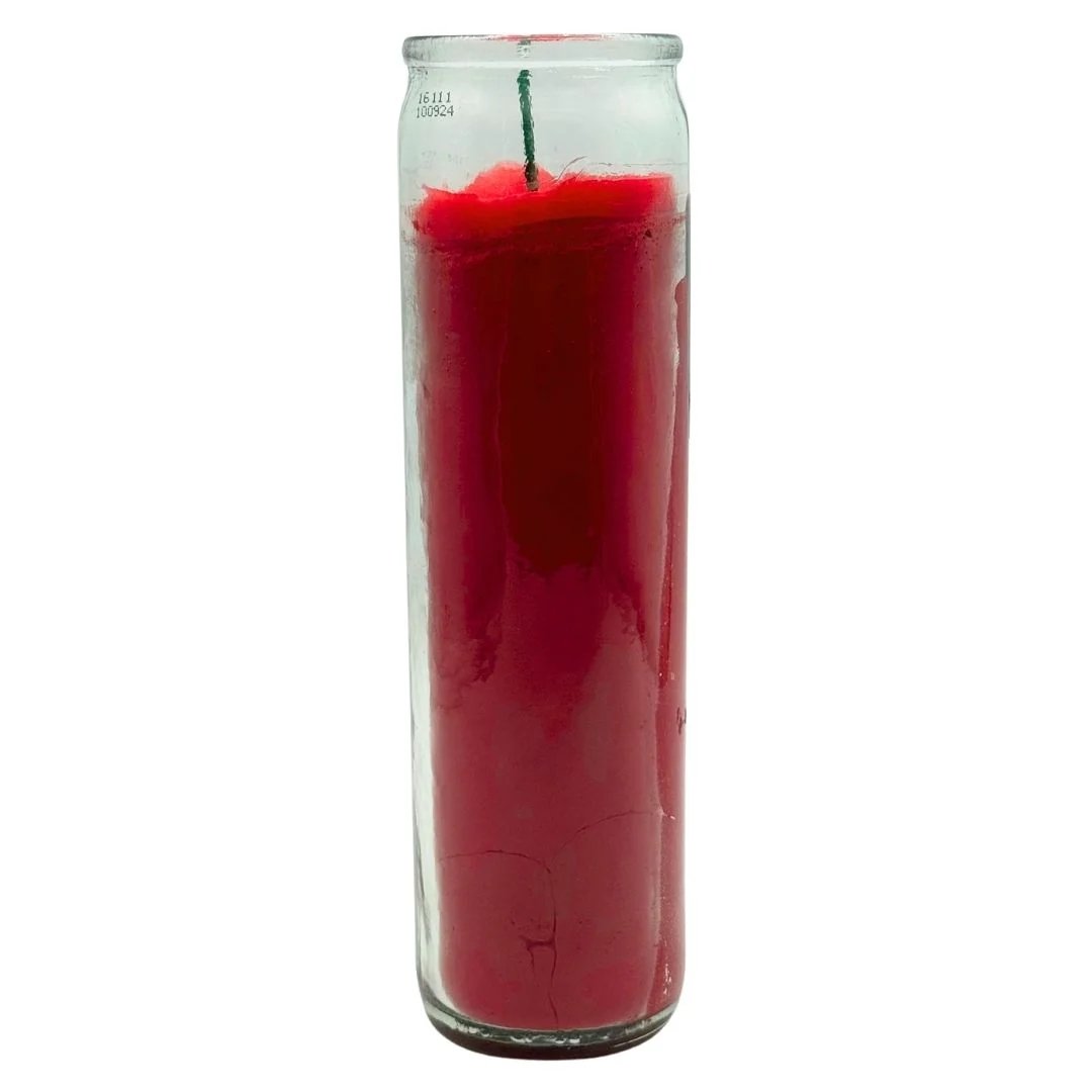 CANDLE VEL-MEX  ASTRO LISO RED 1/12 CT