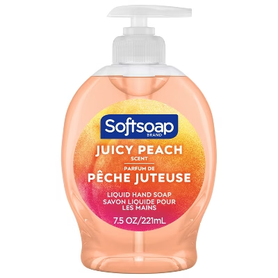 SOFT SOAP HANDWASH  JUICY PEACH 6/7.5 OZ CT