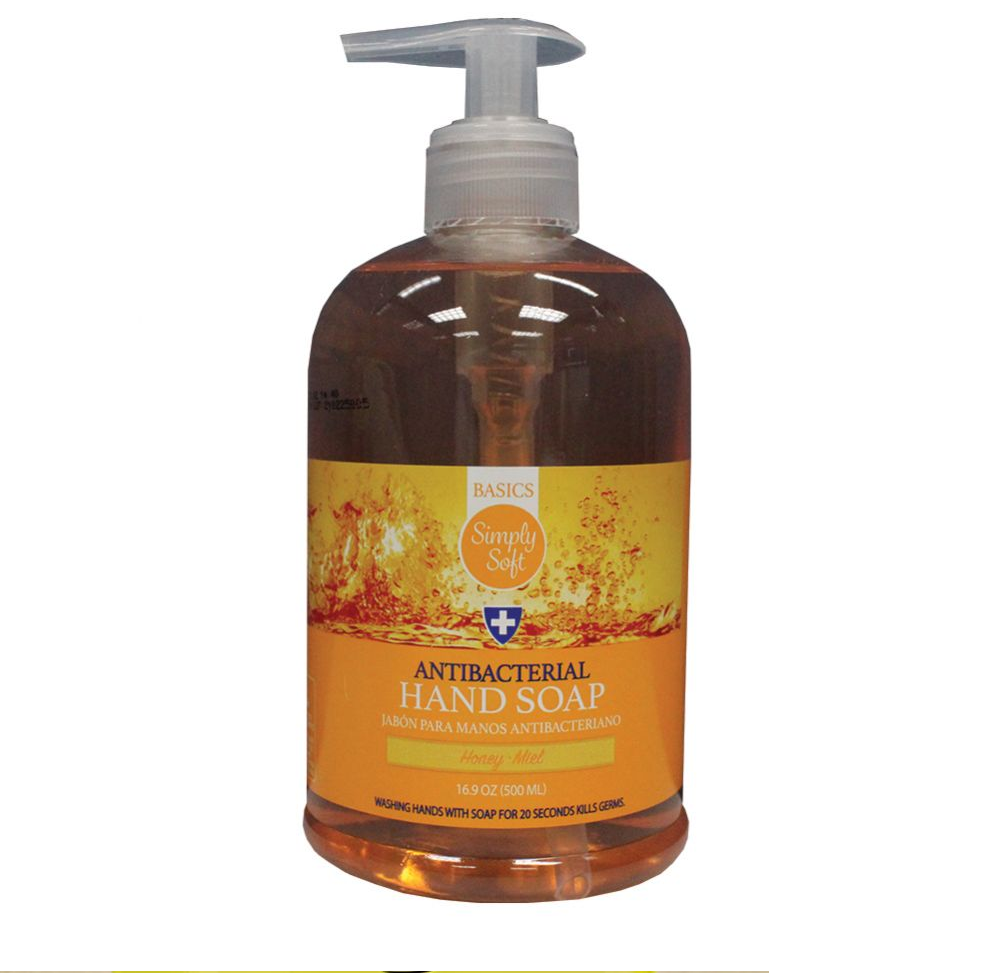 SIMPLY SOFT BASICS HANDWASH ANTI BACTERIAL 12/16.9 OZ
