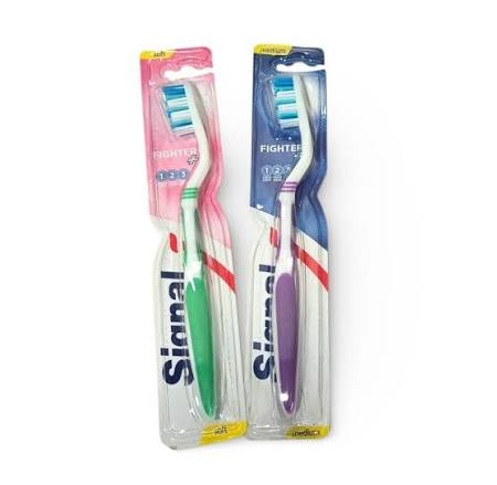 SIGNAL TOOTHBRUSH 24/3 PK FIGHTER MEDIUM