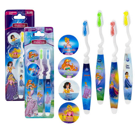 PRINCESS KIDS TOOTHBRUSH 24/4 PK ASSORTED