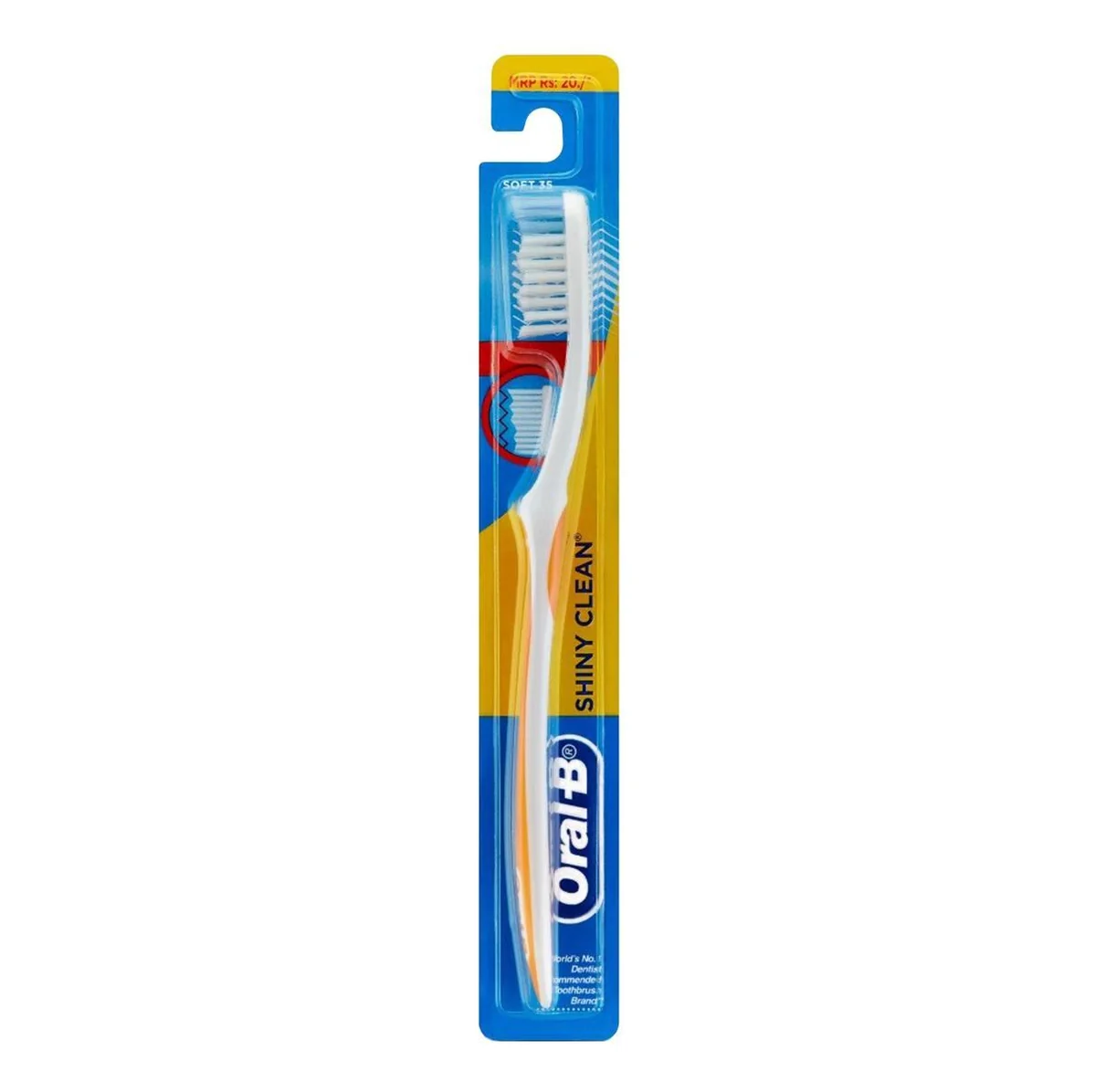 ORAL-B TOOTHBRUSH 1 PK SHINY CLEAN SOFT (UND)