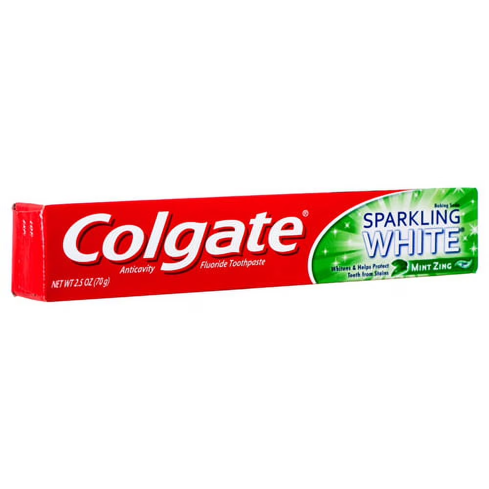 COLGATE TOOTHPASTE  SPARKING WHITE MINT ZING 24/2.5 OZ