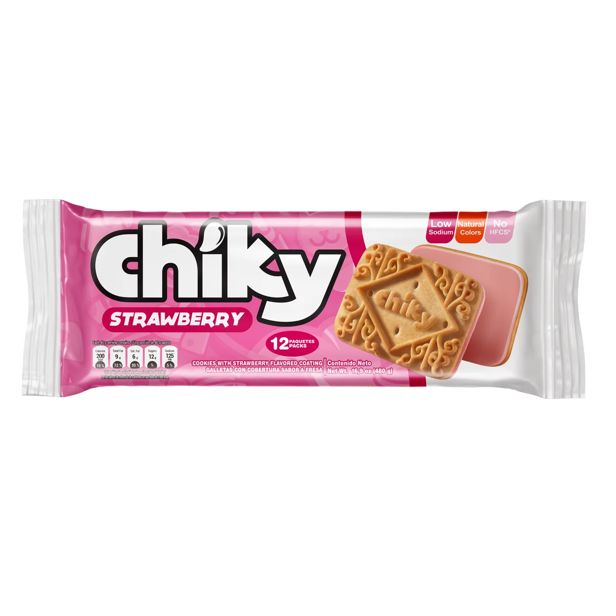 CHIKY STRAWBERRY COOKIE 16/16.9 OZ