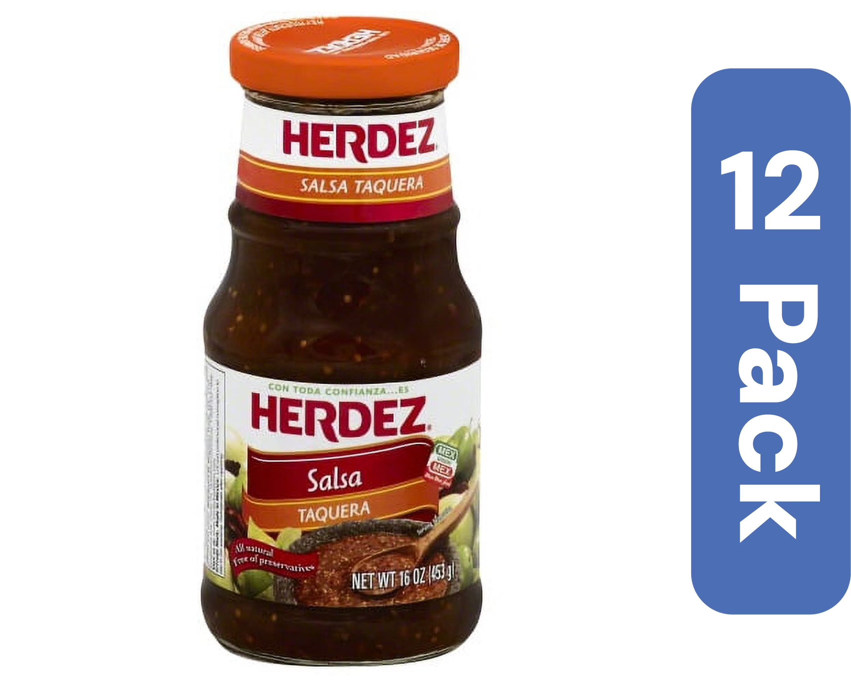 HERDEZ SALSA TAQUERA 12/16 OZ