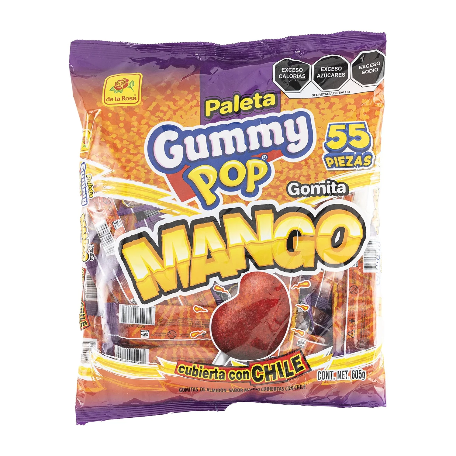 DE LA ROSA GUMM POP MANGO 16/55 CT