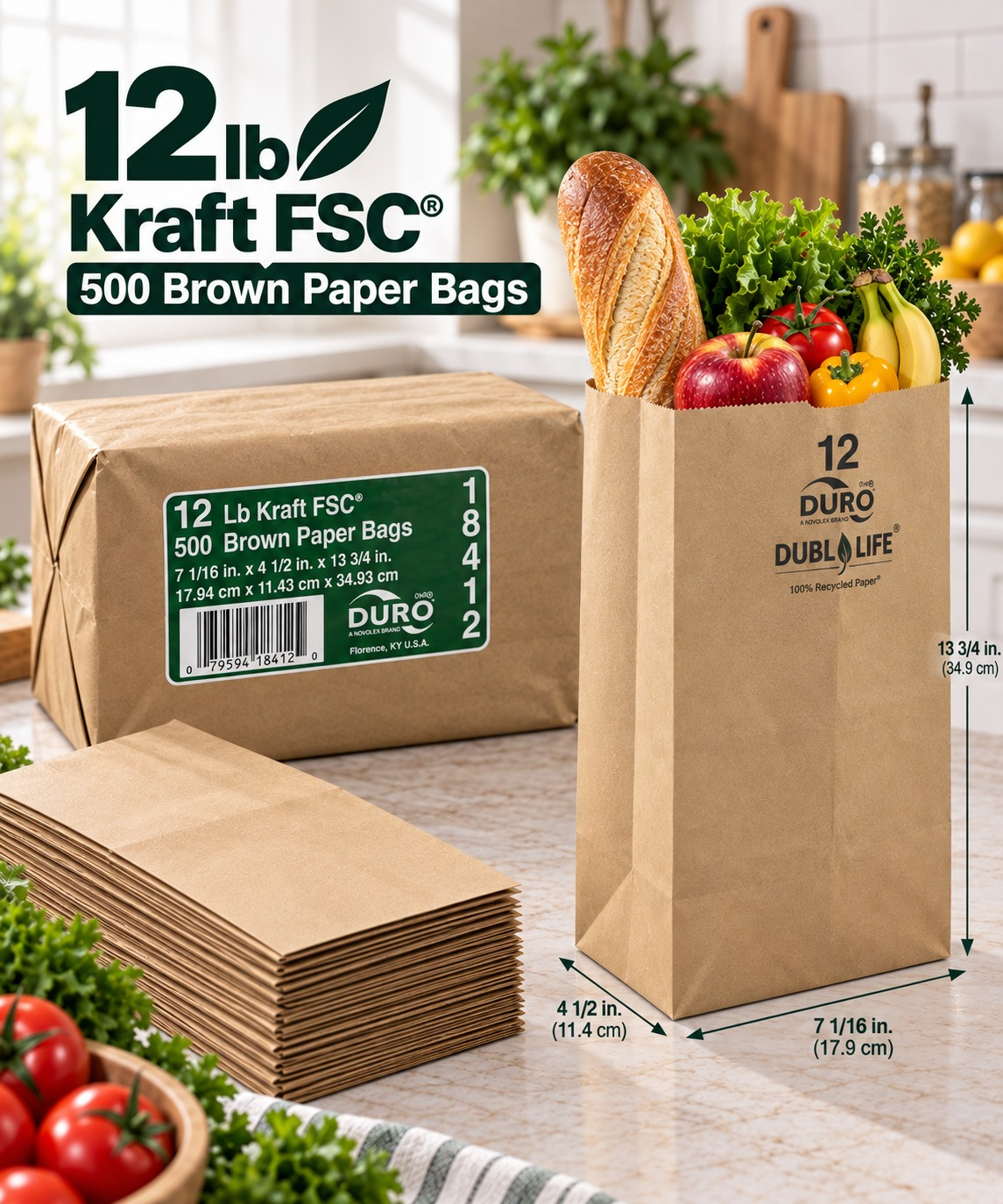 FS DURO PAPER BAG BROWN 6.1 #8