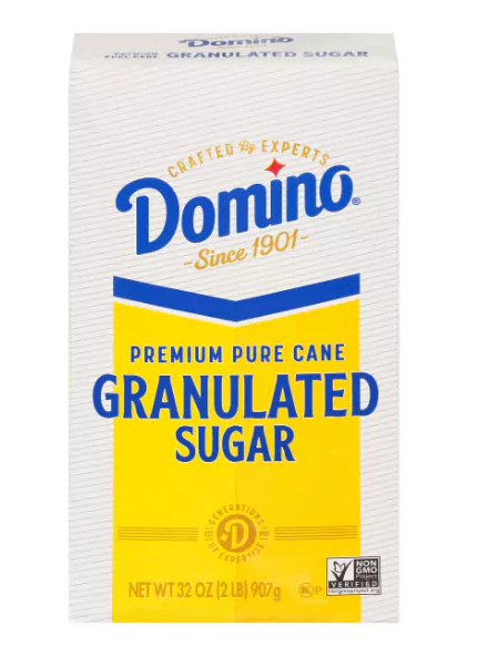 DOMINO GRANULATED SUGAR 20/2LB