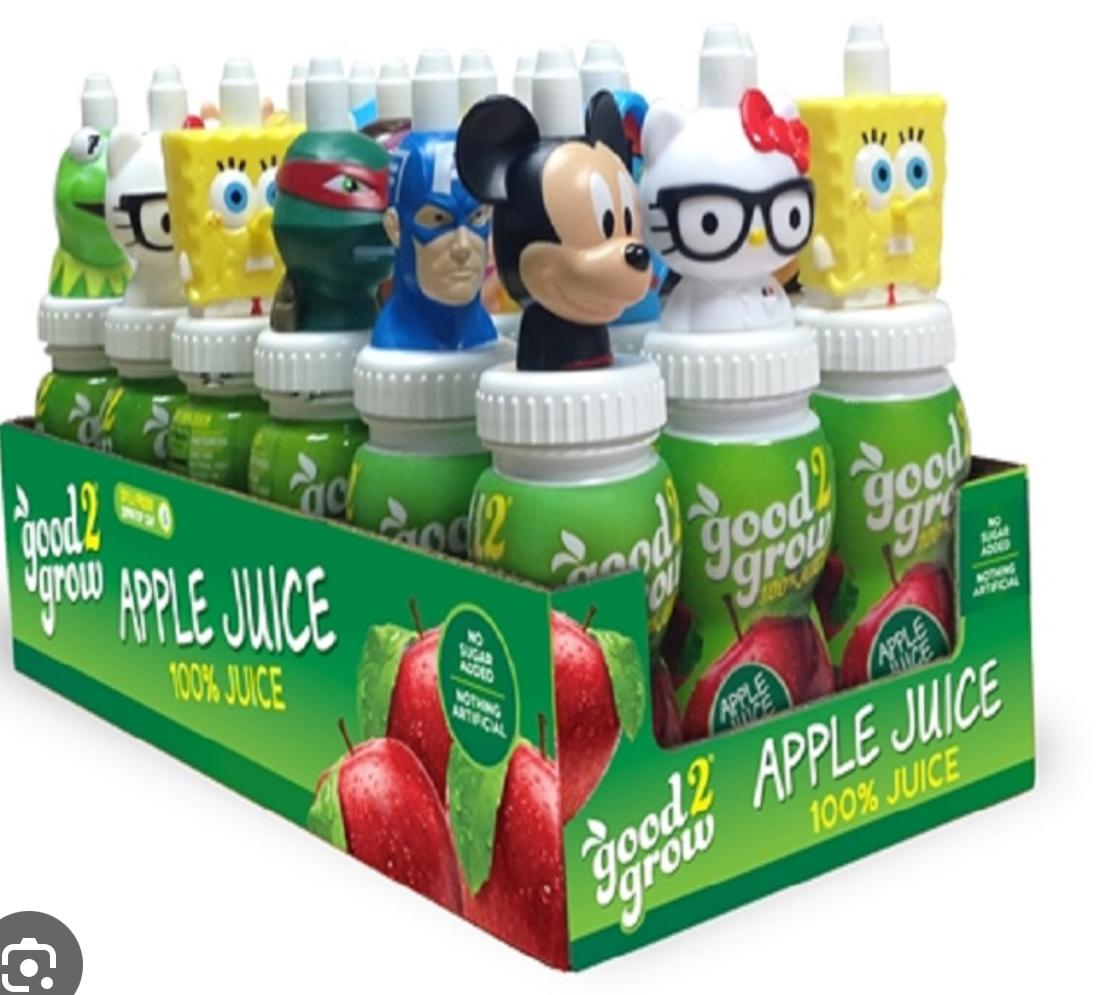 GOOD 2 GROW APPLE JUICE 12/6OZ
