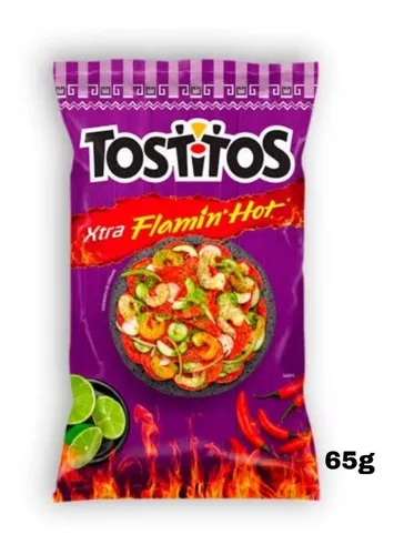 SABRITAS TOSTITO XTRA FLAMING HOT MORADO  1/175GR (20)