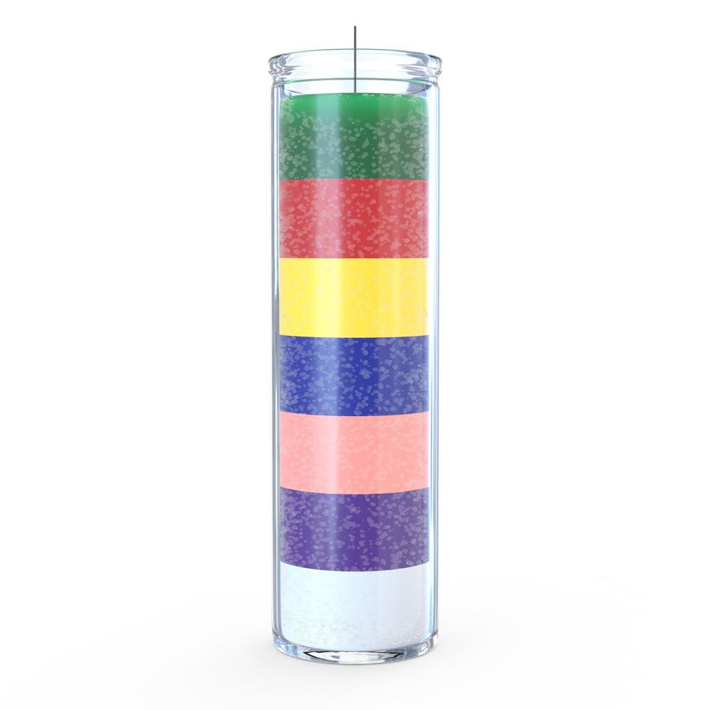 CANDLE DAKAR 7 COLORS CERA 12 CT