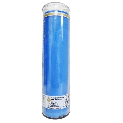 CANDLE STELLA BLUE  12 CT